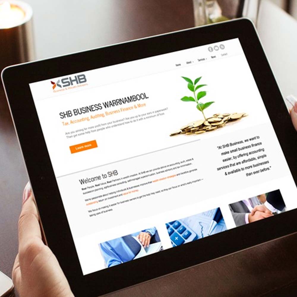 Financial industry websites in Warrnambool by WestVic Web