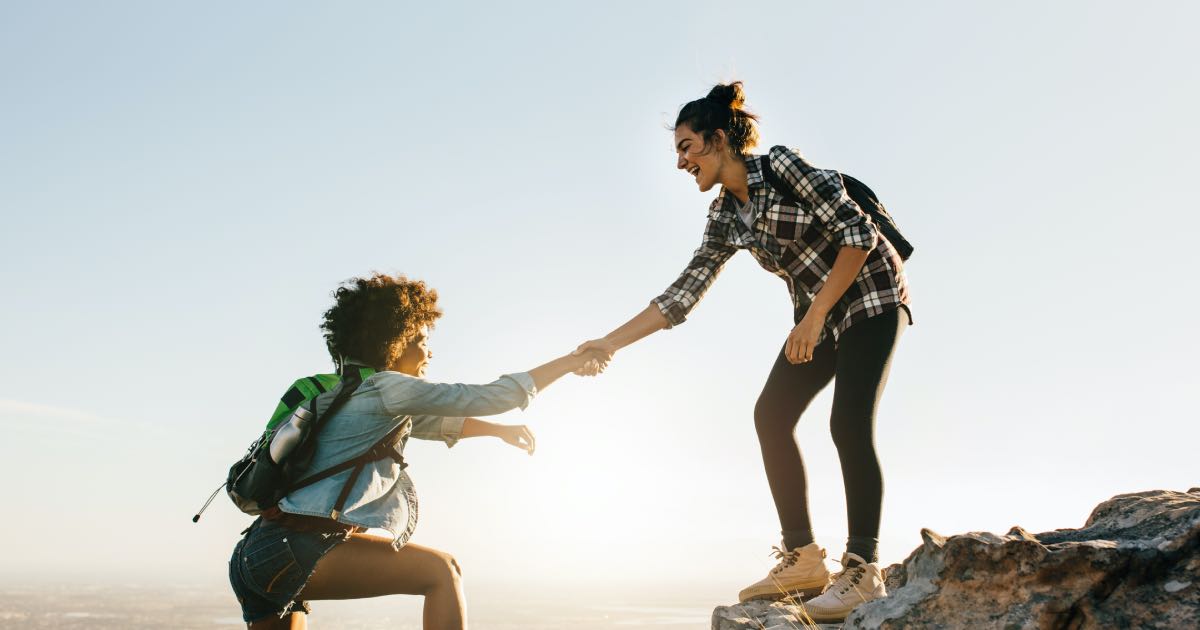 Professional team offering a helping hand